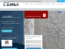 Tablet Screenshot of gamatapet.pl